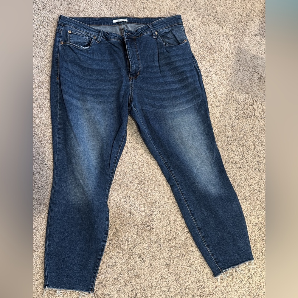 STS Blue Dark Wash Ankle Jeans